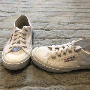 SUPERGA 2750 COTU CLASSIC SNEAKERS WHITE - SIZE 5
